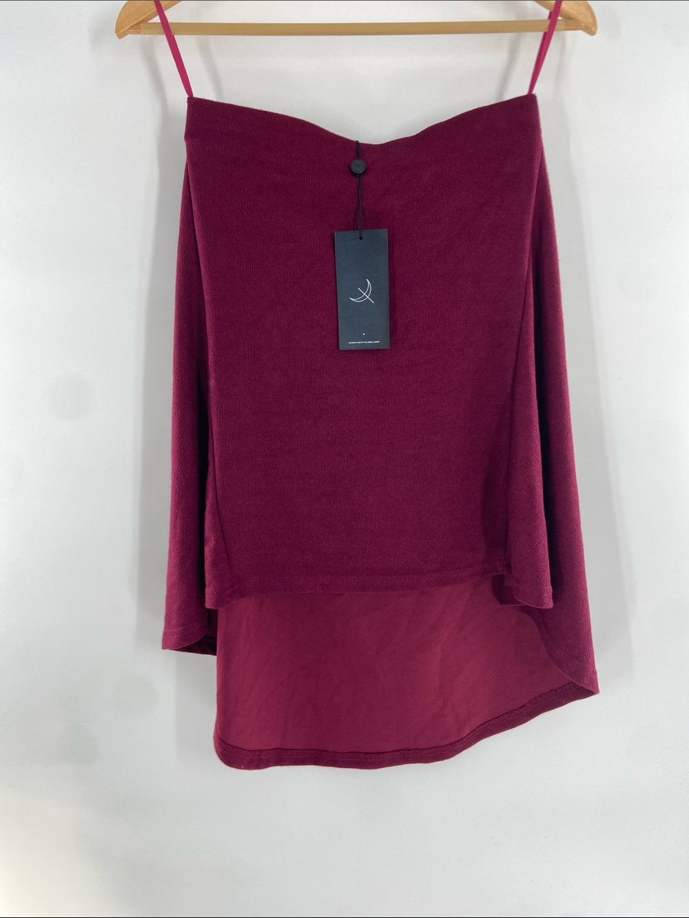 The Fifth Label Burgundy Repetition Skirt Size M NWT